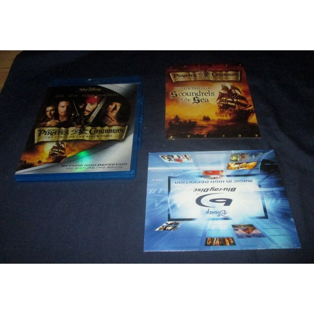 Pirates of the Caribbean: Curse of the Black Pearl (Blu-ray, 2007, 2-Disc Set)